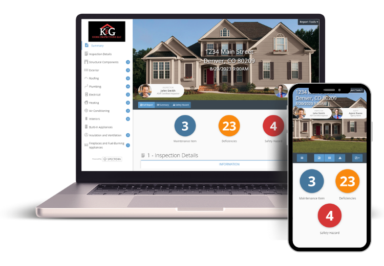 Our Spectora reports can be viewed on any device!